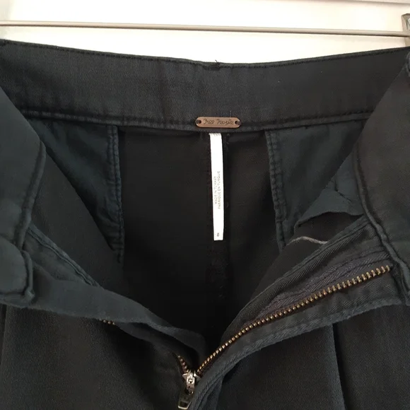 Free People | Billie Chino Shorts in Washed Black - Picture 4 of 6